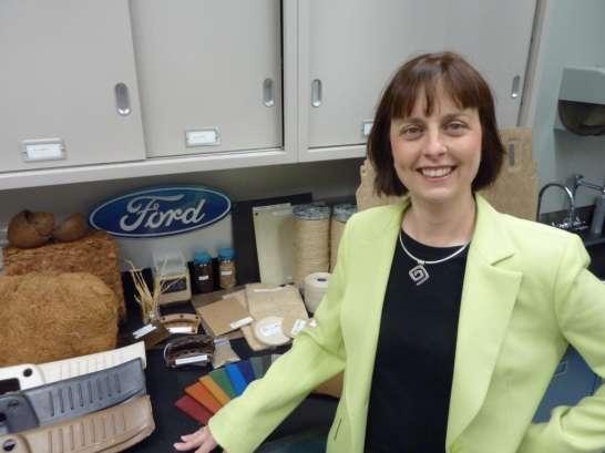 TROY, (DETROIT) MICH. Deborah Mielewski, Ph.D, technical leader-plastics Research at Ford Motor Co.