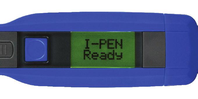 I-PEN User Guide PERFORMING AN OSMOLARITY MEASUREMENT I-PEN User Guide EXPECTED RESULTS 4.4. TURN ON THE DEVICE 4.6. EJECT THE SINGLE-USE-SENSOR 6 7 Push the On/Off switch 6.