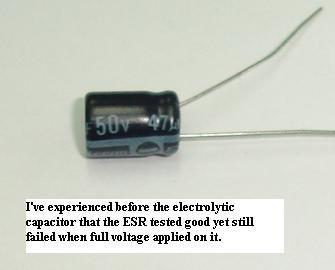 I believe many of you already own ESR meter to check electrolytic capacitor, but do you know that sometimes you may missed a bad cap.