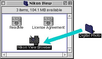 Browsing Images on Disk Nikon View Browser can also be used to browse JPEG or TIFF images on disk.