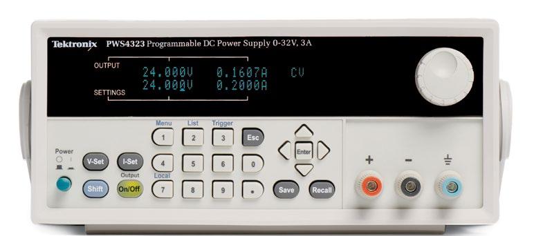 PWS4000/Series 2200 Single-channel, Low-noise, Programmable Power Supplies Designed for Benchtop and Automated Test Applications PWS4205 2200-20-5 PWS4305 2200-30-5 PWS4323 2200-32-3 PWS4602