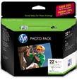 HP Advanced Photo Packs Convenient ink and photo paper combination pack for affordable, lab-quality, 4 x 6 photo printing at home.