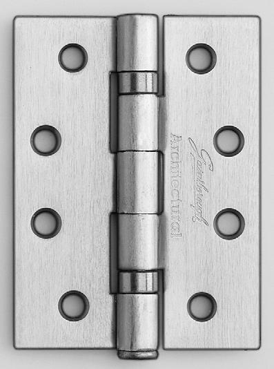 hinges can also be selected, and are detailed in the pages