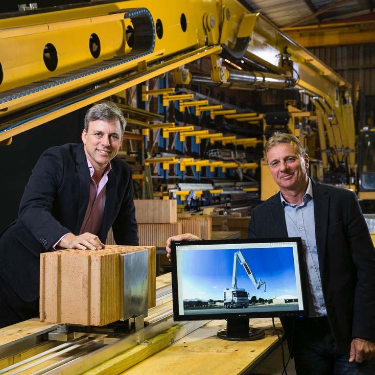 Fastbrick: Leading An Industry Revolution Mark Pivac & Mike Pivac in Perth Fastbrick Robotics is aiming to improve the speed, accuracy and safety of the global construction industry by utilising the