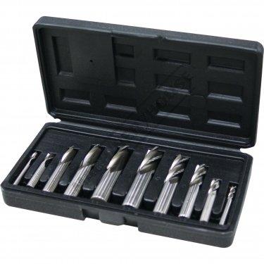 Drill & End Mill Set - 10