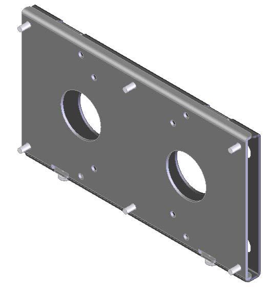 INSTALLATION INSTRUCTIONS Flat Panel Static Wall Mount Model: GSM-111 The GSM-111 static wall mount fits most 23" to 30" displays.