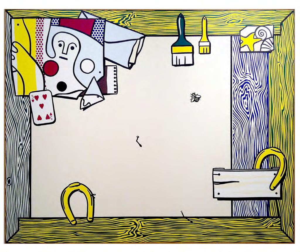 ROY LICHTENSTEIN (1923-1997) Things on the Wall 1973 oil