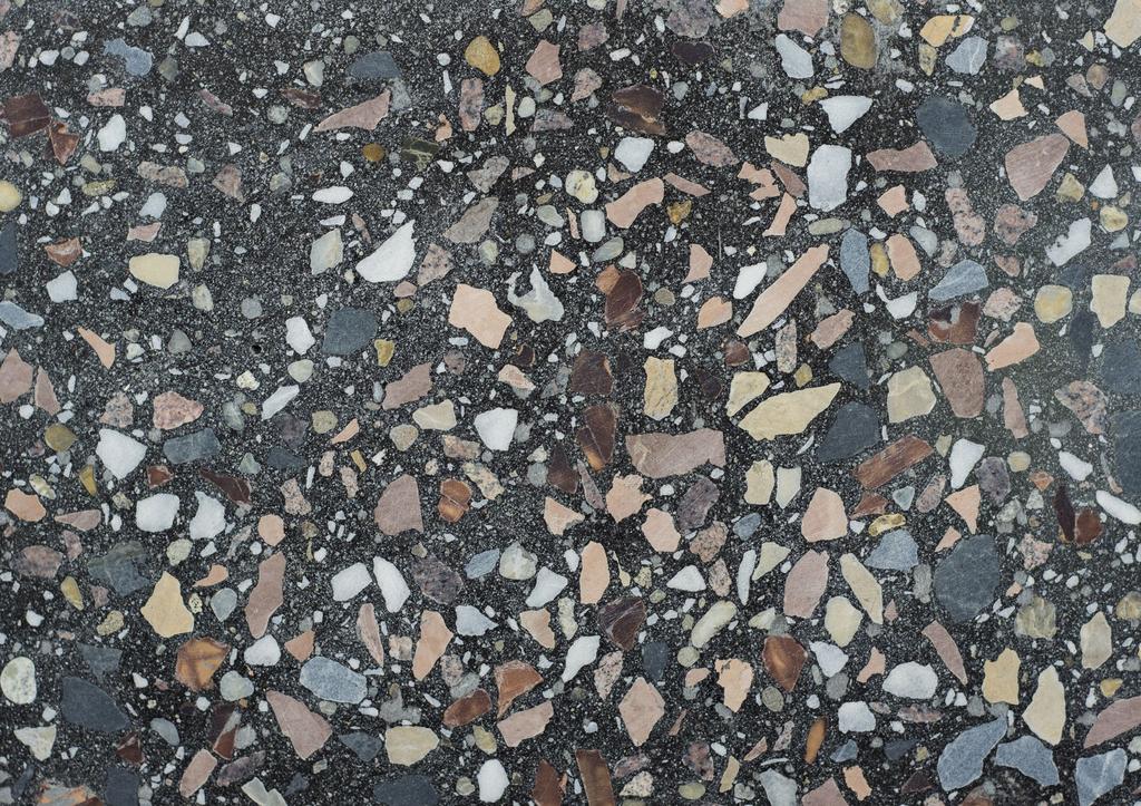 TERRAZZO The production of concrete terrazzo as we know it began at the end of the 19th Century when the industrial application of concrete started.