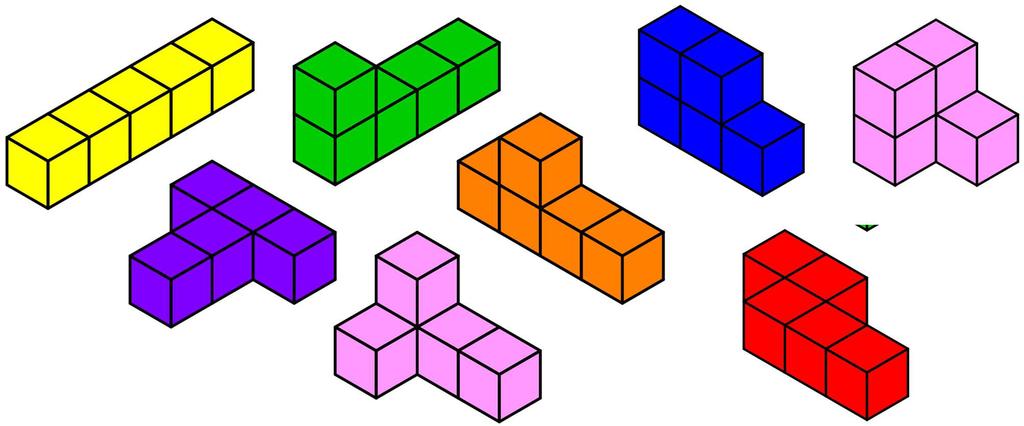 The two green shapes are the same and all orange shapes are the same: We revisit this idea