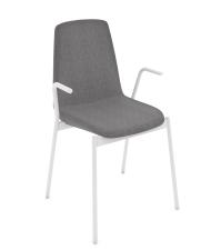 ULTRA K TECHNICAL SPECIFICATION SEAT Metal frame filled with foam with a density of 55kg/m3, upholstered. BASE P7KM, P7MT 4-star metal frame, black semi-gloss or white semi-gloss, powder coated.