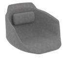 ULTRA F TECHNICAL SPECIFICATION SEAT Metal frame filled with foam with a density of 55kg/m3, upholstered.