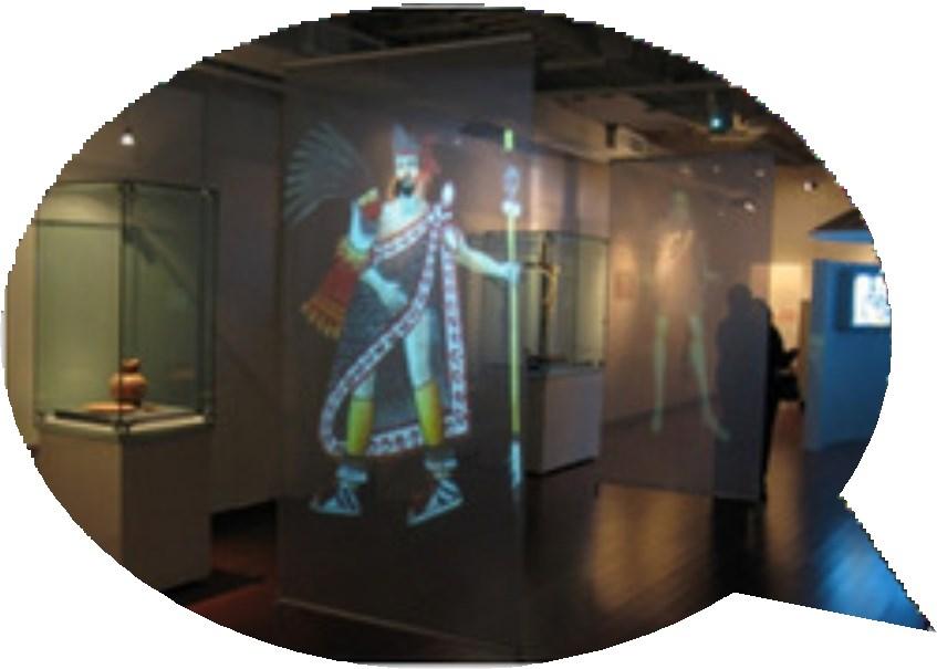 Interactive holographic images - Holographic images of museums, information centers, tourist attractions - Through our technology we can transform each glass of a building into an interactive display