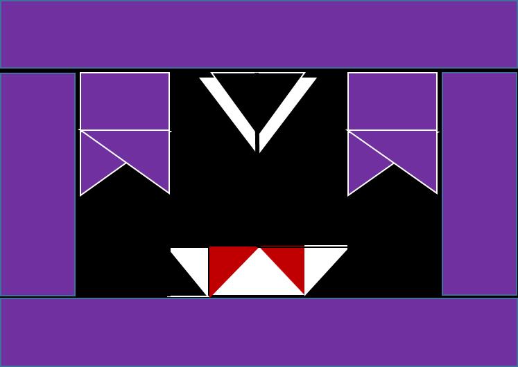 5 purple Strip to the right side of Dracula (Diagram 18). 19. Sew a 1.5 x 8.