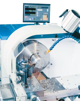 CNC Precision Lathes incl. 3-axis position indicator and integrated spindle speed indicator, completely assembled center width 1000 / 1500 mm max.