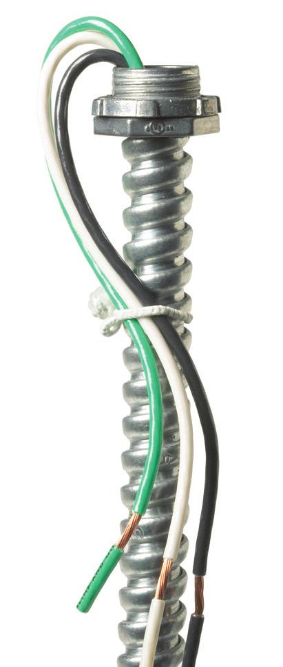 STANDARD FIXTURE WHIPS COONALITIES UL Listed as a complete wire assembly that complies with the 2017 National Electrical Code: Articles 348.20(A)(2), 348.22, 410.117(A), (B) and (C), and 410.137(C).