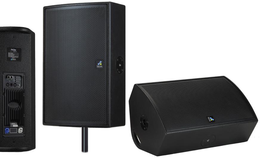 FA22 Dual 12 inch Coaxial Loudspeaker Performance Specifications 1 Operating Mode Bi-amplified w/ DSP Operating Range 2 44 Hz to 20 khz Nominal Beamwidth (rotatable) 90 x 45 Transducers LF: 12.