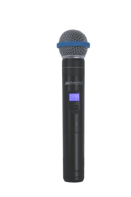 Channel selected must match 17. Optional Wireless 16 Channel UHF Bodypack and Handheld Microphone Transmitter (S1690T & S1695) 1. Power Switch. 2. Power Indicator Light.