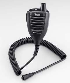SPEAKER-MICROPHONES AND EARPHONE-MICROPHONES HM-174 : Waterproof speaker microphone. Equivalent to IPX7. (New item) HM-175GPS : Waterproof speaker microphone with GPS receiver.