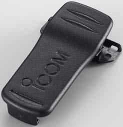 OPC-1797 is required. : Earphone. OPC-1797 is required. : Belt clip. Same as supplied. (New item) : Helps protect the transceiver from scratches, etc.