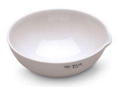 Evaporating Dish Used to evaporate excess solvents most commonly water to produce a concentrated