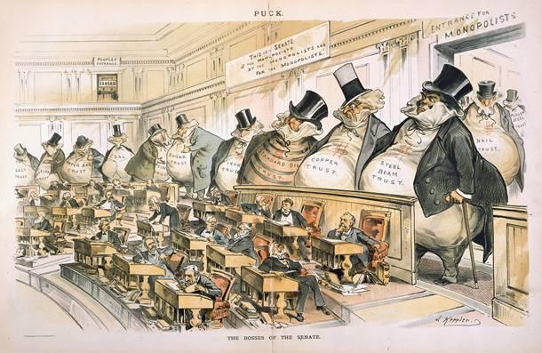 Robber Barons- group of super rich who were the titans of industry and dominated business in US John Rockefeller/ Standard Oil- 90% of oil in