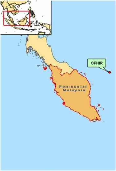 Ophir Small Field Risk Service Contract (SFRSC) Overview Block: PM315 230 km offshore East Coast Malaysia.