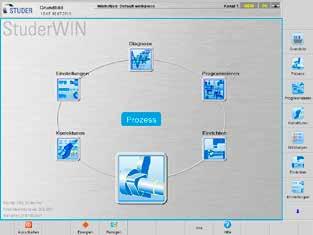 The possibility of fully integrating the in-process gauging and sensor technology for process monitoring as well as contact detection and automatic balancing systems in the Windows control enable