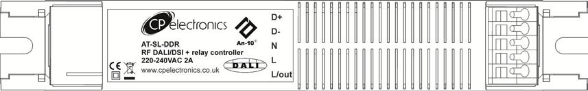 Installation AT-SL-DDR mounting Mount and wire the unit in the following method. Affix the AT-SL-DDR to the inside of a luminaire using M4 screws as shown in the diagram below (Fig. 4).
