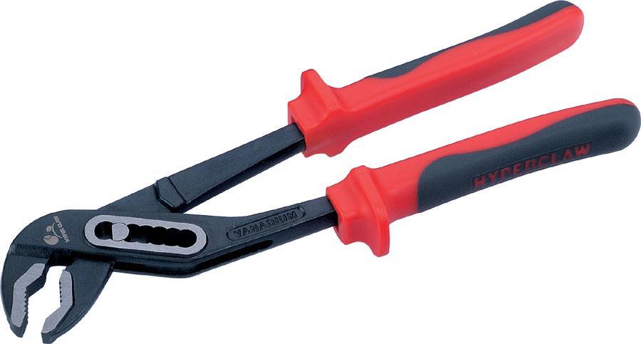 excellent grip strength, fully adjustable via screw and locking thread.