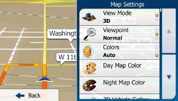 Map Settings You can fine-tune the appearance of the Map screen.