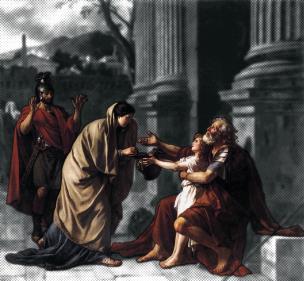 Jacques-Louis David (1748-1825), Belisarius Receiving Alms