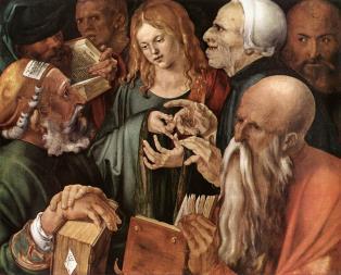Maria Church, Spello Comput digital Source: 1 Theme: Christ among the Doctors Albrecht Dürer (1471-1528),