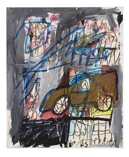 200,000-300,000) Georges Mathieu, Alex Katz (with a 1999 large canvas, Harbor
