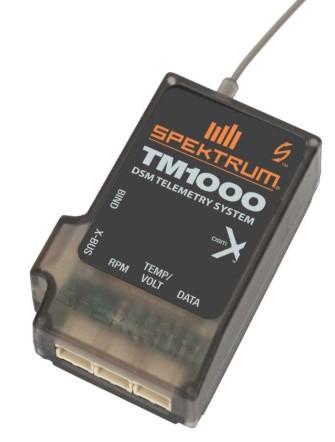 Telemetry Smart Bus RRS comes with the added ability of downlink telemetry when using a TM1000 telemetry module with telemetry compatible Spektrum radios.