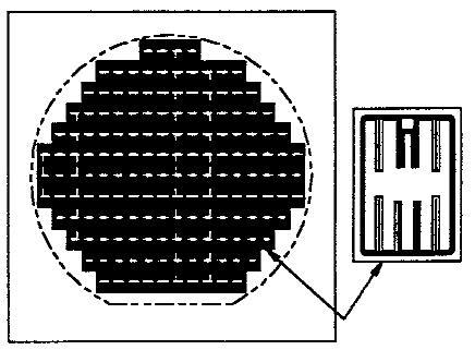 Figure 11 depicts a mask used to transfer the desired pattern onto the silicon wafer.
