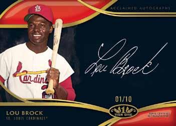 AUTOGRAPH CARDS Acclaimed Autograph Card Acclaimed Autograph Silver Ink Parallel AUTOGRAPH CARDS Every single- and dual-subject autograph card is signed DIRECTLY ON-CARD!