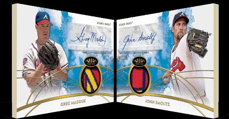 AUTOGRAPHED RELIC CARDS Dual Autograph Tier One Relic Card AUTOGRAPHed relic CARDS Dual Autographed Tier One Relics 25 pairings of two active and retired superstars, each with a game-used relic