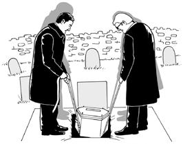 The funeral All funerals are different, but most funerals will