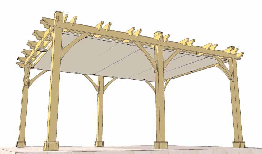 Assembly Manual Retractable Canopy for 12X16 Breeze Pergola Outdoor Living Today Revision 4 May 28th/ 2012 Care and Maintenance - Our canopies are designed to be maintenance free.