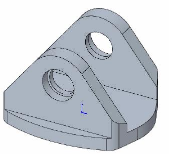 Sketch a circle as shown, centered on the existing hole in the Truck. Dimension the hole to 28 mm.