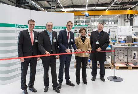 Photographic overview Official opening of Hansgrohe Technikum in Offenburg on January 29, 2016