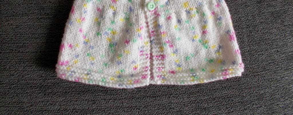 This makes the buttonholes and also the little eyelet holes on the yoke and at the lower edge m1 (make 1) on row 31 I do this by knitting into the front & back
