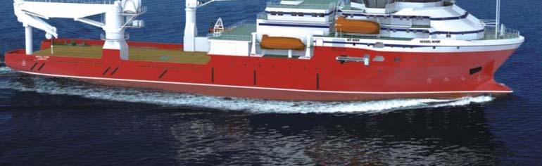 work capabilities Excellent speed and sea keeping properties Reduced fuel consumption and high