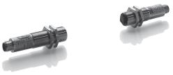 M18 metal teach-in The with teachin are optically, mechanically and electrically compatible with the potentiometer version, so that they can also be used reliably in existing applications.