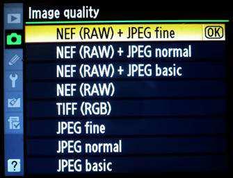 NEF - Raw image files