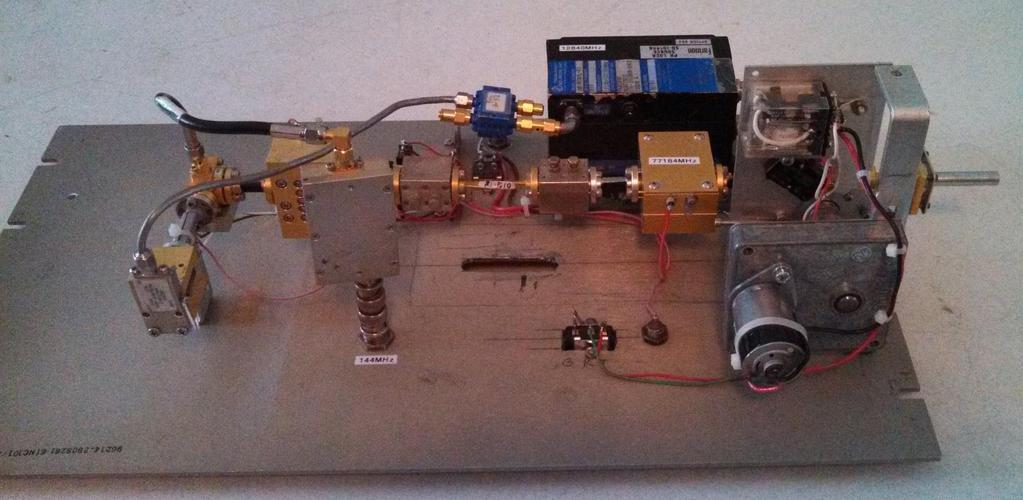 My original 77 GHz Assembly My present system requires +13VDC, -20VDC, 107 MHz GPS locked