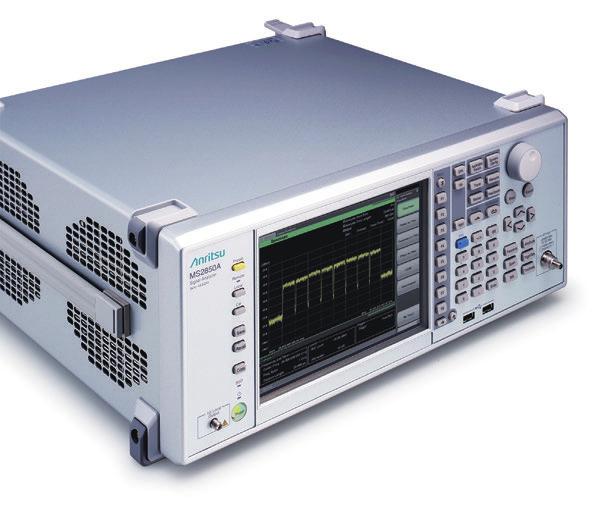Signal Analyzer MS2850A Functions Standard Functions Signal Analyzer (Analysis Bandwidth: 255 MHz) Spectrum Analyzer Option Functions Signal Analyzer (Analysis Bandwidth: 510 MHz, 1 GHz) Built-in