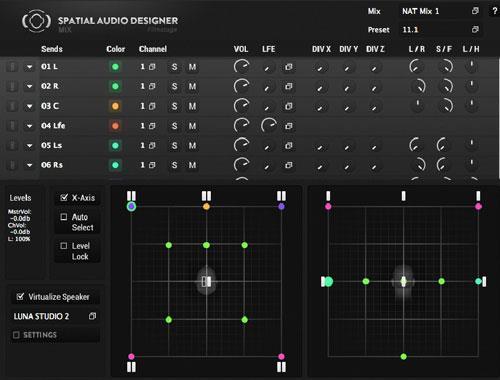MPEG-H Production Environment 3D Plug-In Spatial Audio Designer (NAT) Leading Plug-In for surround and 3D content production (movie, music, games) on