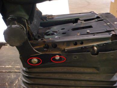4 OF 17 A 5/8 socket and ratchet wrench (see picture 8). Next, remove the back from the Mechanical suspension.