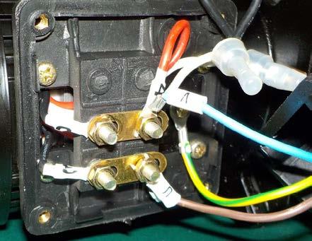 G0613 Component Wiring Pump Motor